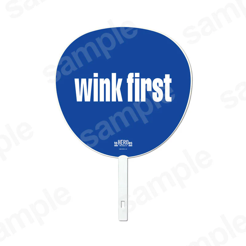 [to HEROes 2nd]うちわ／wink first - Image 2